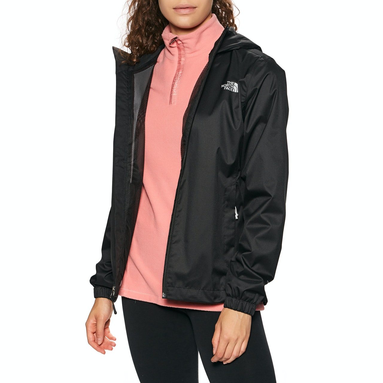 North Face Quest Womens Waterproof Jacket - TNF Black Foil Grey