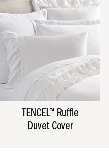 TENCEL™ RUFFLE DUVET COVER