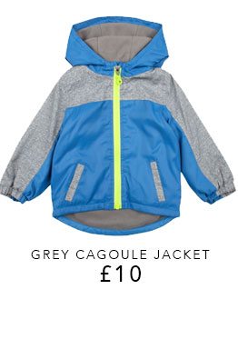 Grey Cagoule jacket