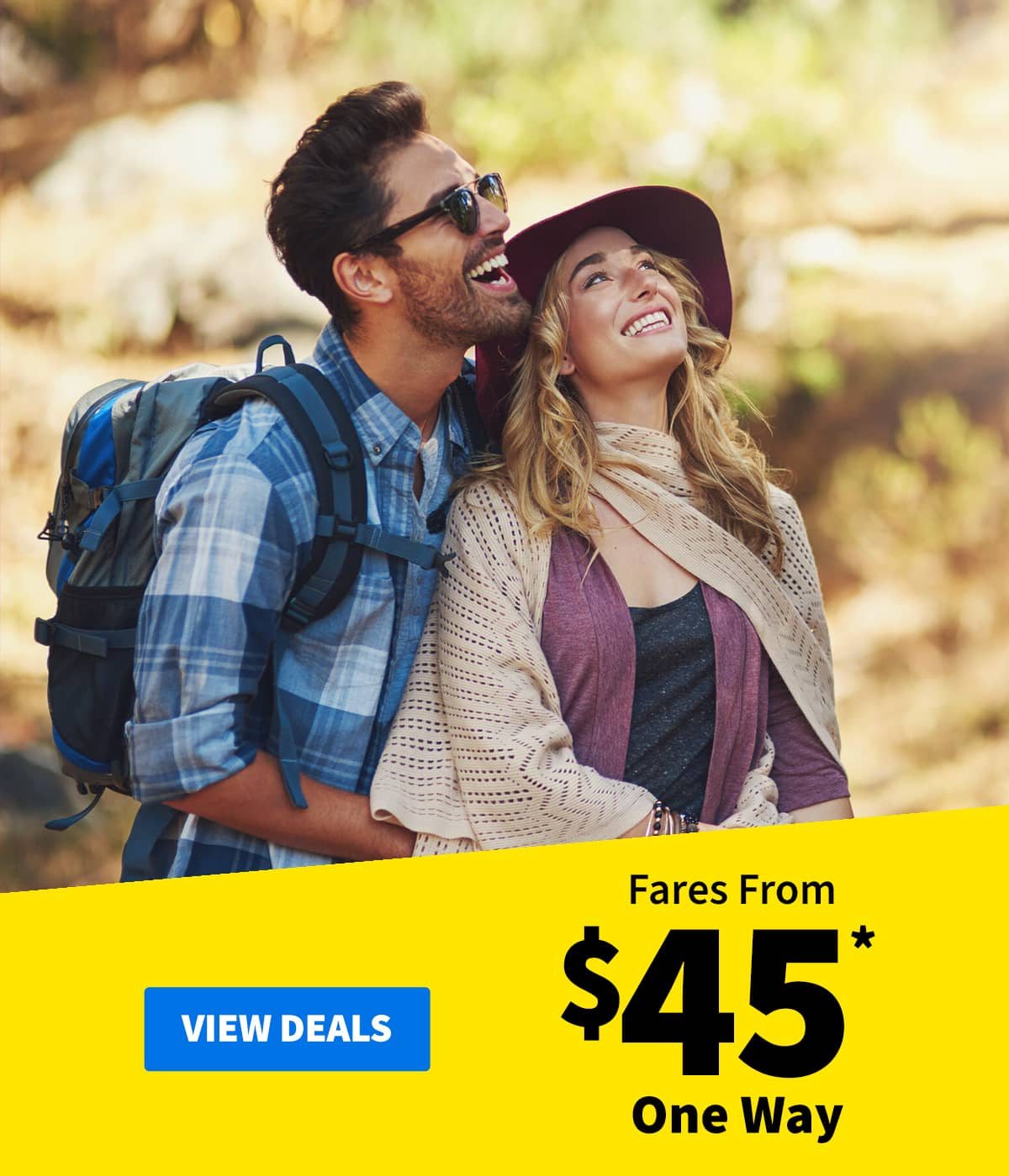 Fares From $45* One Way