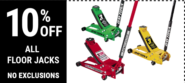 10% off All Floor Jacks