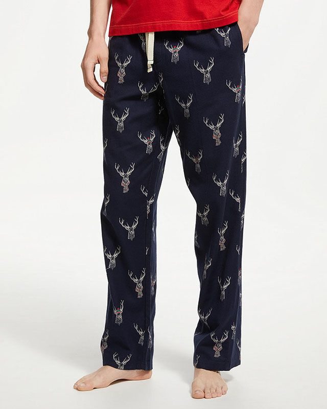 John Lewis & Partners Christmas Stag Lounge Pants