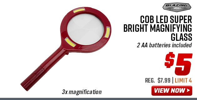 Blazing LEDz COB LED Super Bright Magnifying Glass