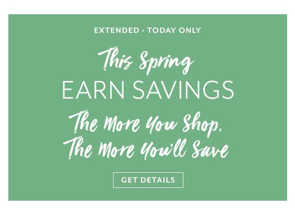 Earn Spring Savings