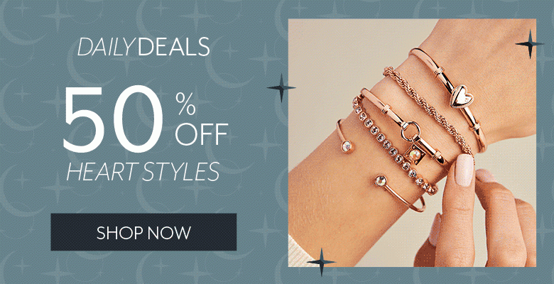 Daily Deals 50% Off Heart Styles