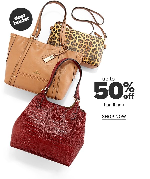 Up to 50% off handbags - Shop Now