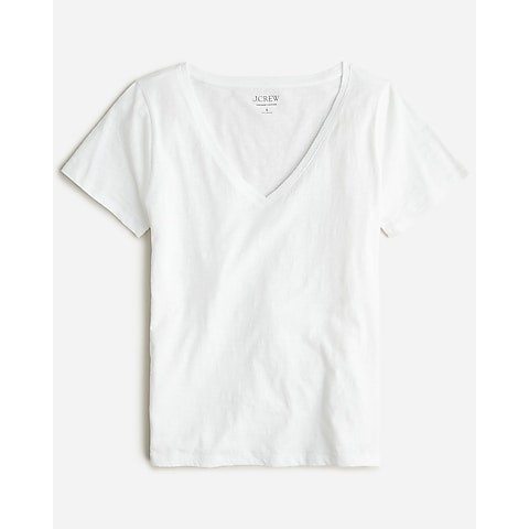 Vintage cotton V-neck T-shirt