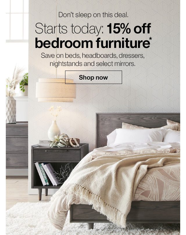 Starts Now 15 Off Bedroom Furniture Crate And Barrel