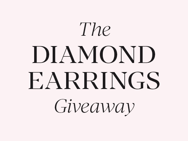 The Diamond Earrings Giveaway Free with a jewelry purchase over $1,000†