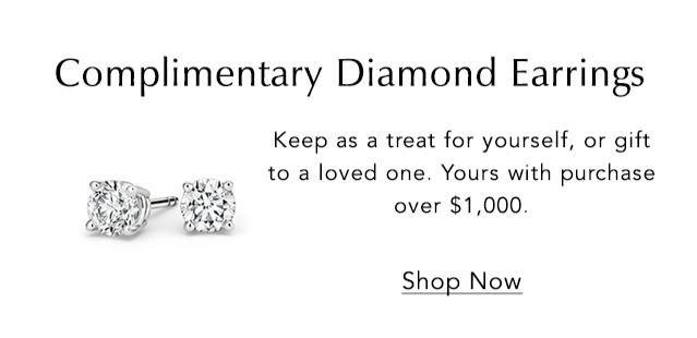 Complimentary Diamond Earrings
