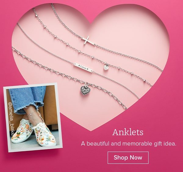 Anklets - A beautiful and memorable gift idea. Shop Now