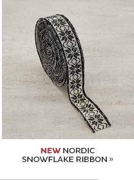 NEW Nordic Snowflake Ribbon