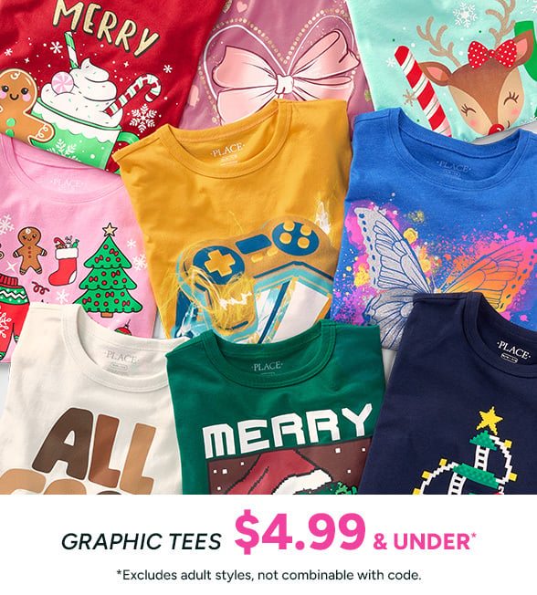 $4.99 & under Graphic Tees