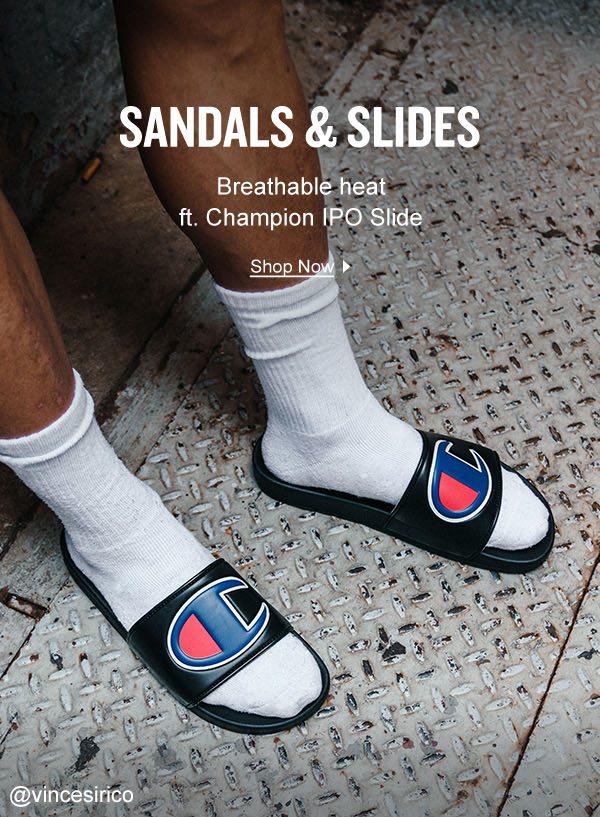 champion slides finish line