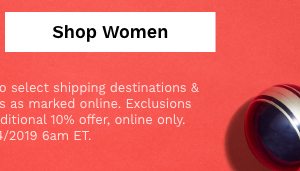 Cyber Monday | Up To 60% Off | Plus Extra 10% Off Entire Purchase With Code CYBER | Shop Women's