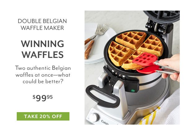 Cuisinart Double Belgian Waffle Maker