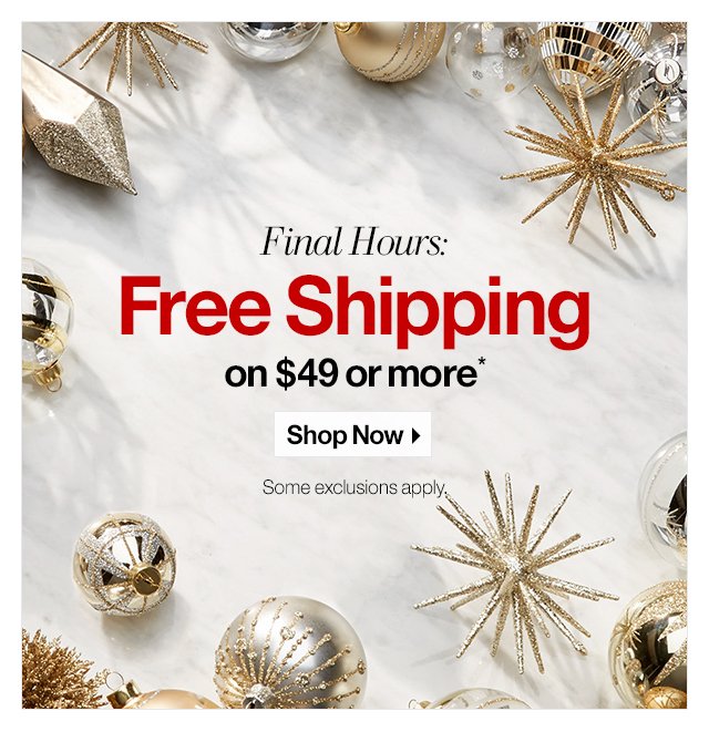 Free Shipping