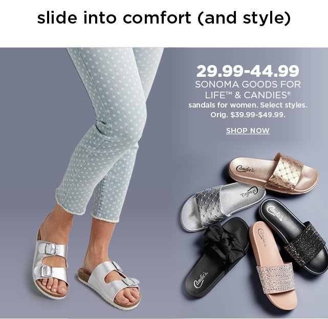 candies sandals kohls