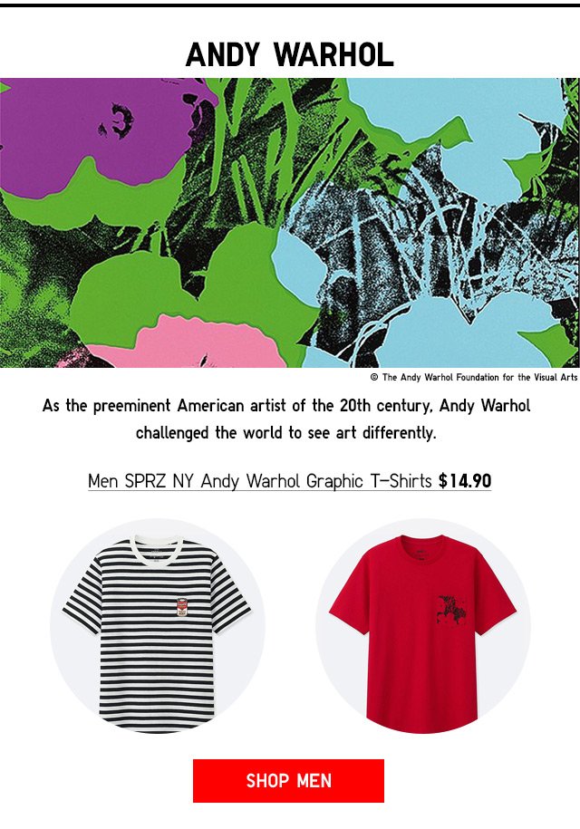 Men SPRZ NY Andy Warhol Graphic T-Shirts - SHOP NOW