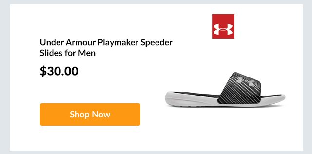 Under Armour Playmaker Speeder Slides for Men