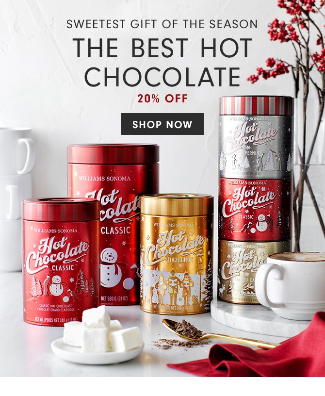 THE BEST HOT CHOCOLATE - 20% OFF* - SHOP NOW