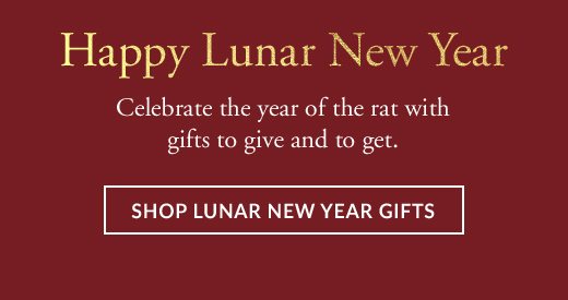 Happy Lunar New Year | SHOP LUNAR NEW YEAR GIFTS