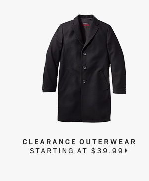 Clearance Outerwear starting at $39.99
