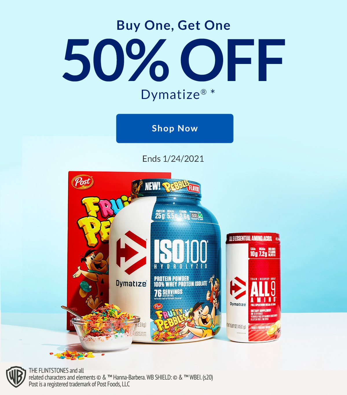Buy One, Get One 50% OFF Dymatize * | Shop Now | Ends 1/24/2021