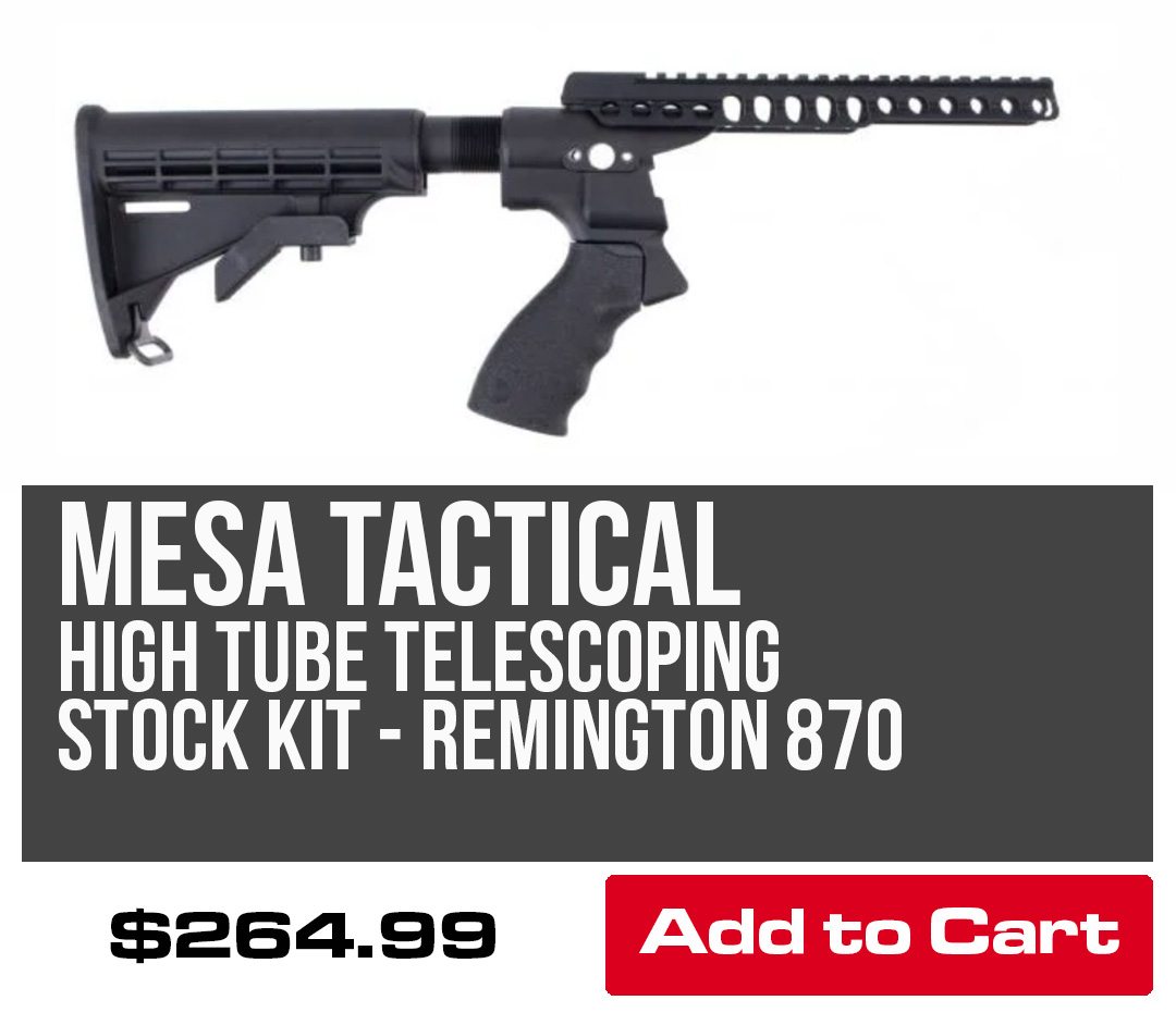  Mesa Tactical High Tube Telescoping Stock Kit - Remington 870 