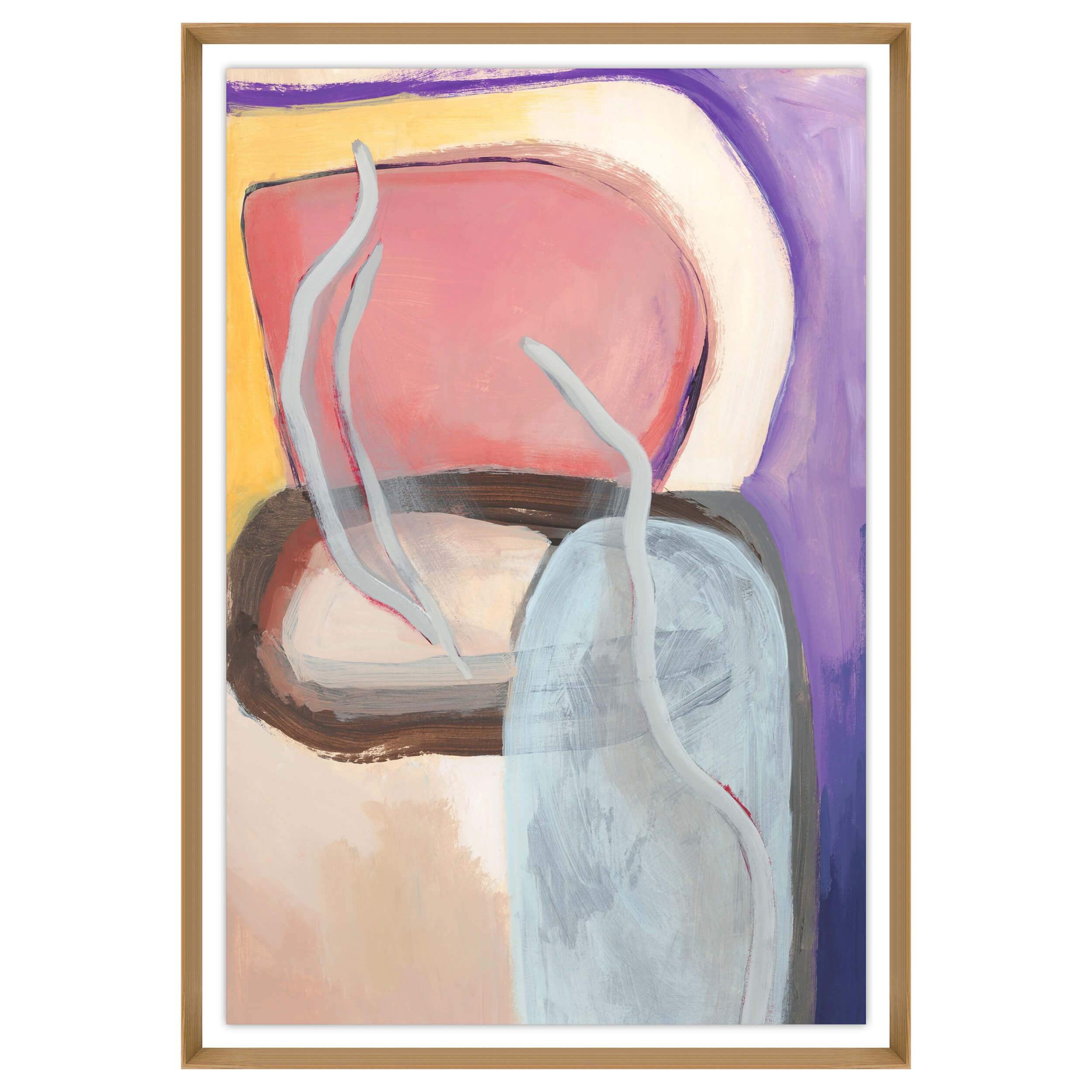 Image of Another Side VII Glass Framed