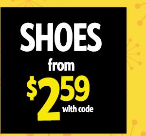 80% OFF SHOES now from $2.59 with code