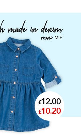 Girls Denim Dress