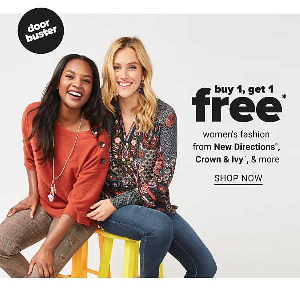 Buy 1, Get 1 FREE Women's Fashion - Shop Now