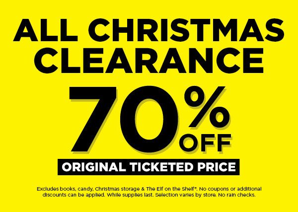 CHRISTMAS CLEARANCE