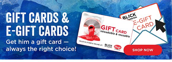 Gift Cards & E-Gift Cards - Get him a gift card - always the right choice!
