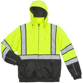 ANSI Class 3 Full-Zip Hooded Sweatshirts