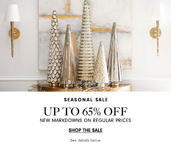 Seasonal Sale - Up to 65% Off