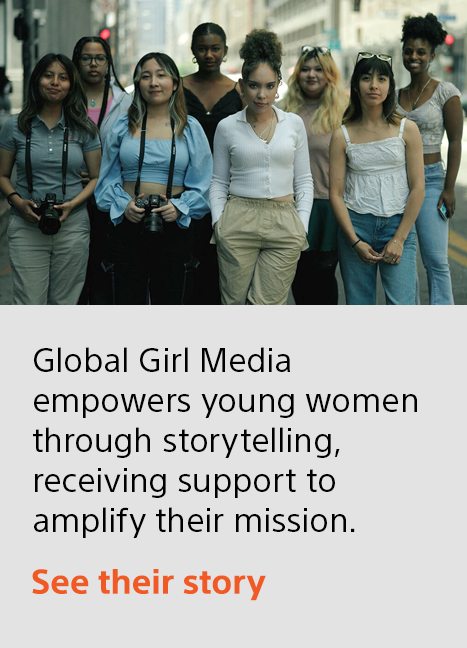 Global Girl Media empowers young women through storytelling, receiving support to amplify their mission. | See their story