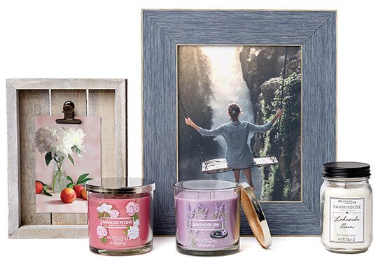 Image of Frames and Hudson 43 and Haven Street Candles and Accessories.