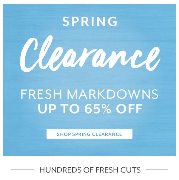 Spring Clearance