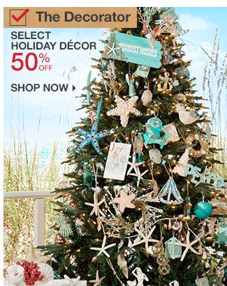 Shop 50% Off Select Holiday Decor