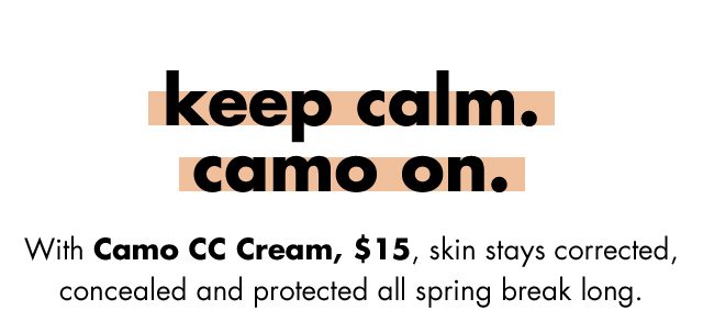 Keep calm camo on
