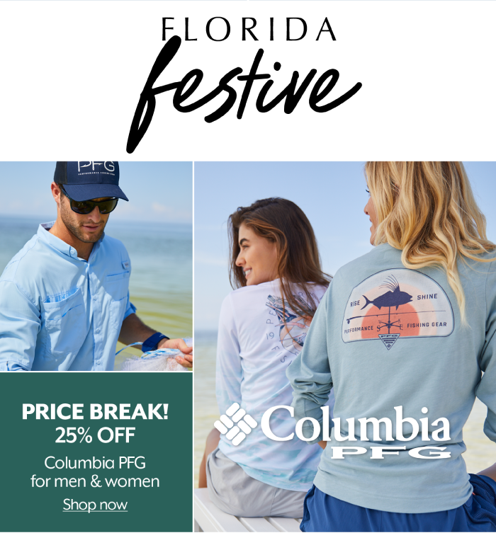 Price break - 25% Off Columbia PFG