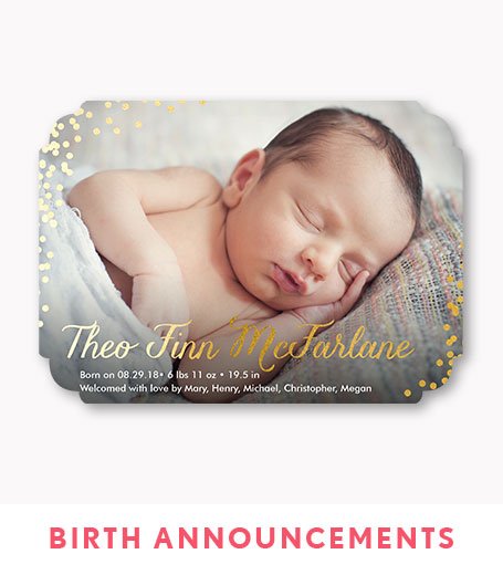 BIRTH ANNOUNCEMENTS