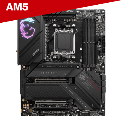 MSI X670E MPG CARBON WiFi AMD AM5 ATX Motherboard