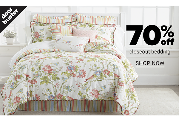 70% off Closeout Bedding - Shop Now