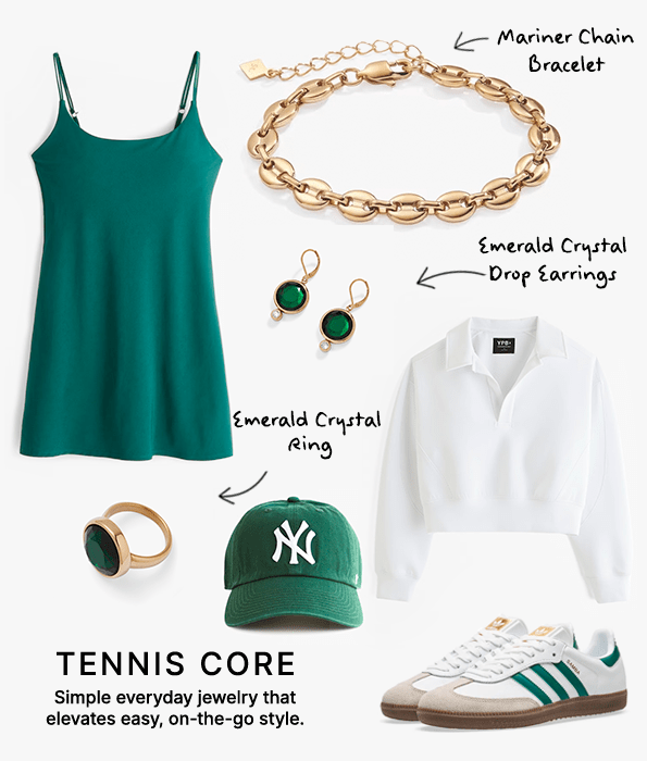 Tennis Core | Simple everyday jewelry that elevates easy, on-the-go style.