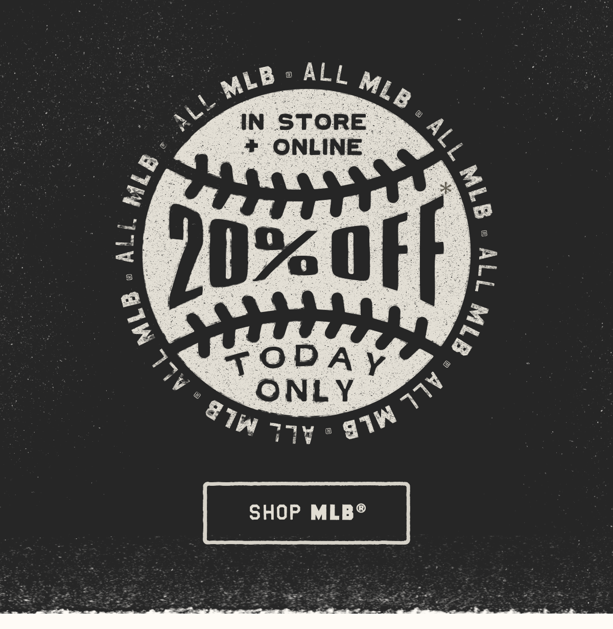 20% Off All MLB® 