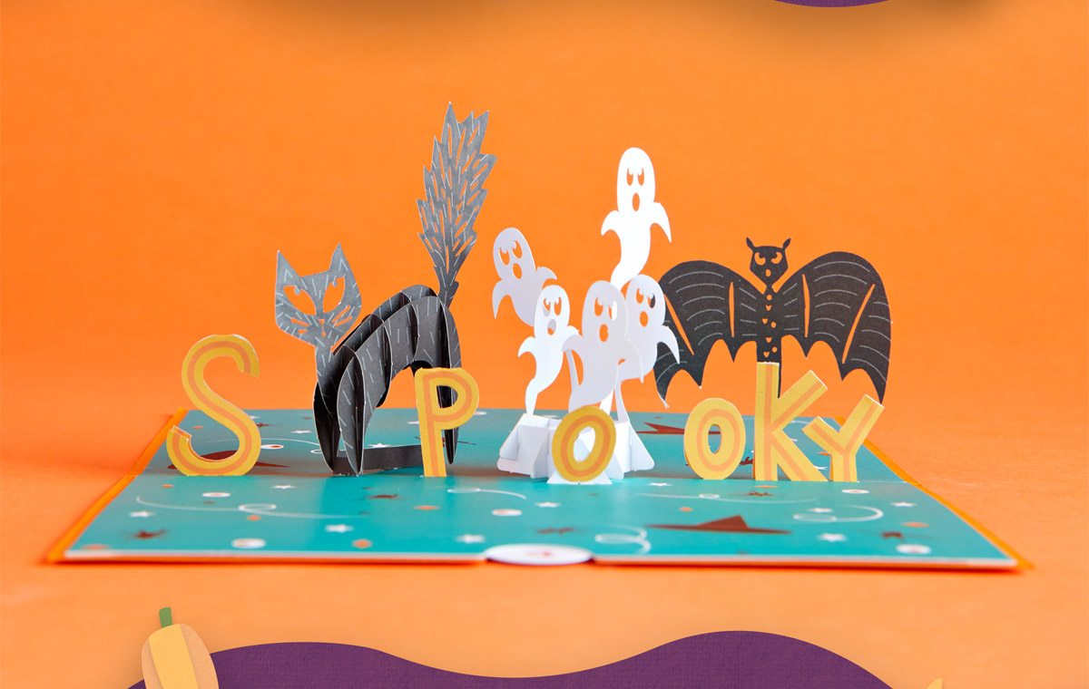 Spooky. Our new and improved Spooky card is nothing short of spooktacular.