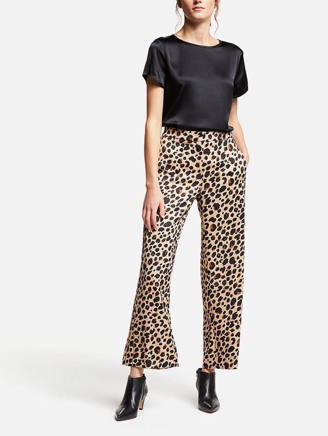 Marella Leopard Print Trousers